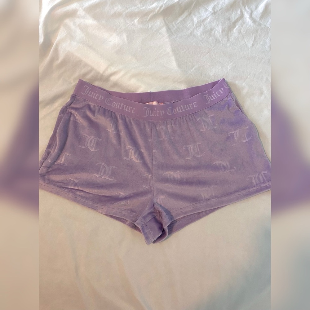 juicy couture purple sleep shorts